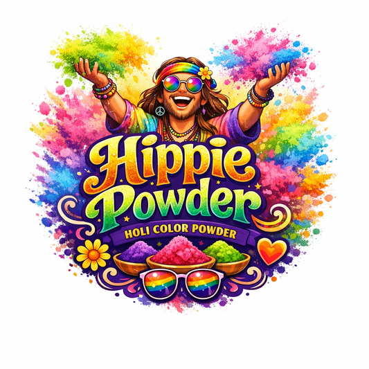holi color powder hippie powder