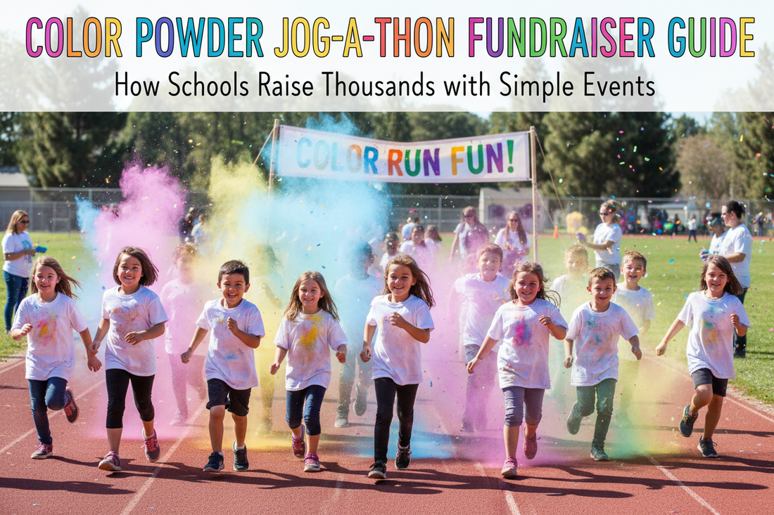 Colorful Jog-a-Thon Fundraiser Guide: How Schools Raise Thousands with Simple Events