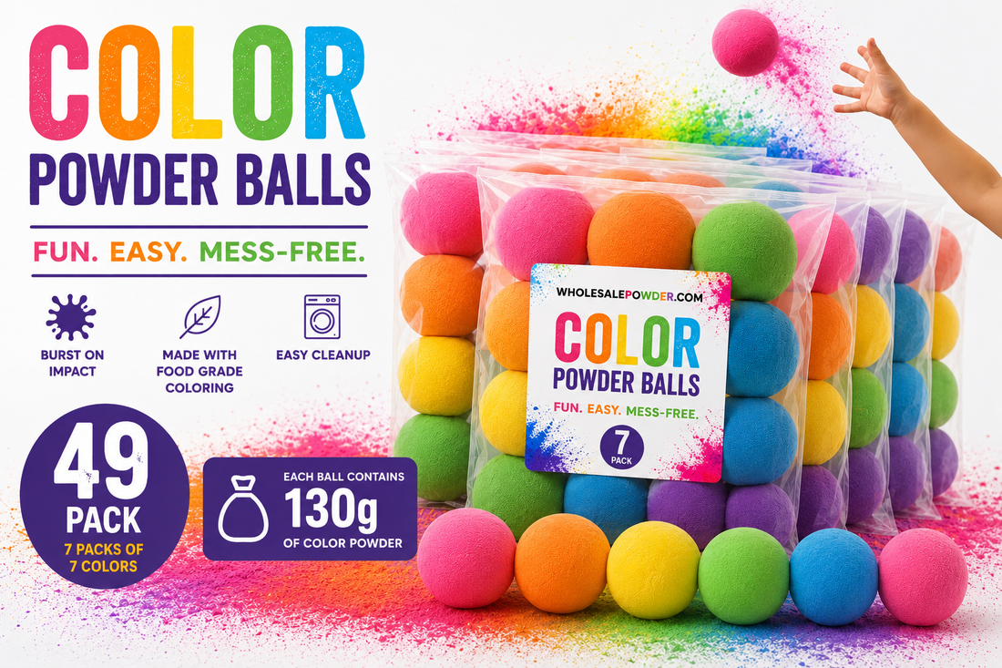 Color Powder Balls: The Ultimate Color War Activity for Kids, Schools, Camps, and Fundraisers