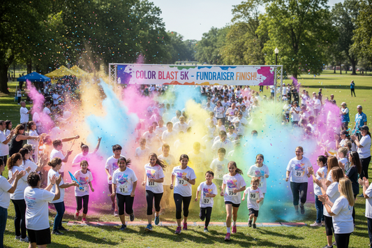 How PTO Moms, Coaches &amp; Youth Leaders Can Plan an Affordable Color Run Fundraiser That Everyone Loves