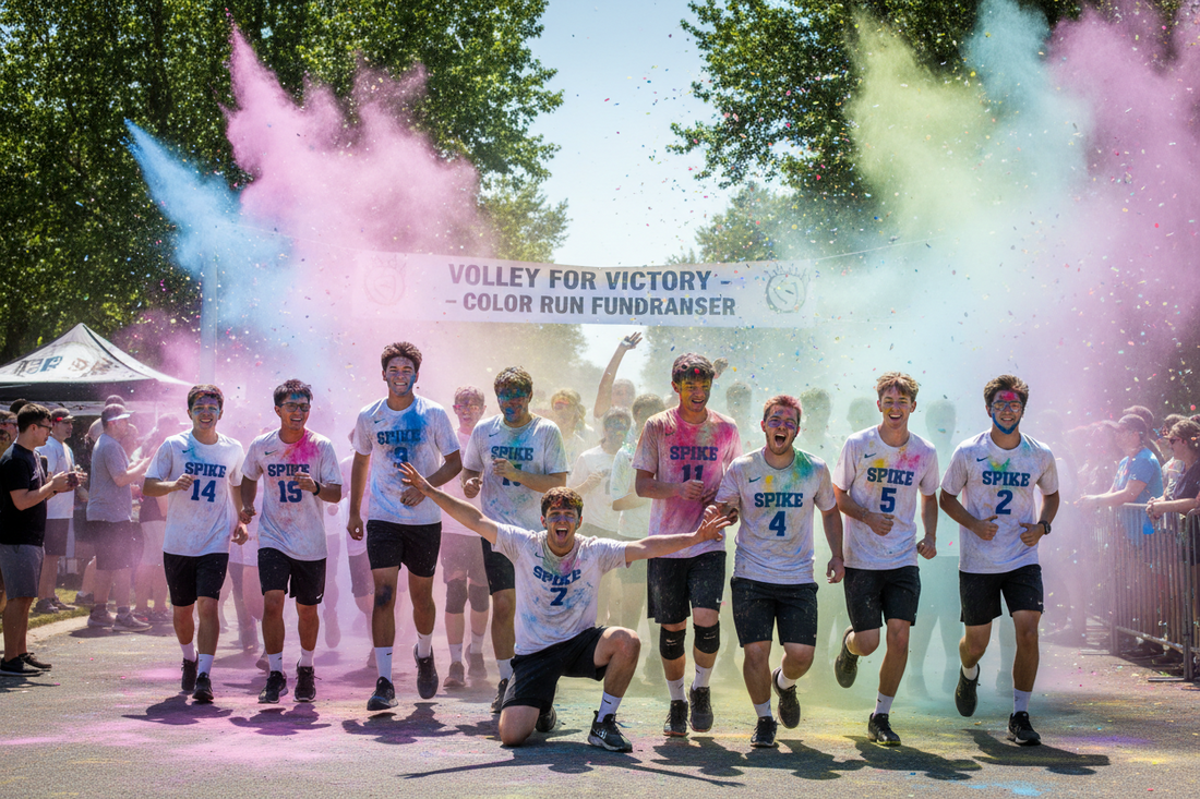 volleyball fundraiser color run 