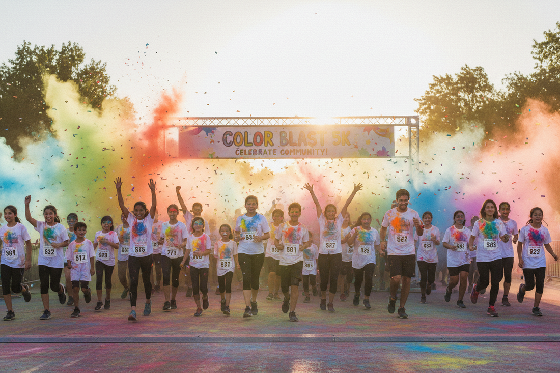 How to Plan a Successful Color Run Fundraiser for Schools, Churches & Community Events