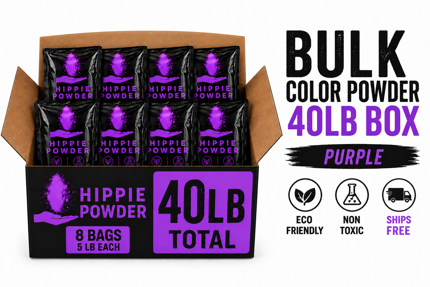Bulk Color Powder – 40lb Box
