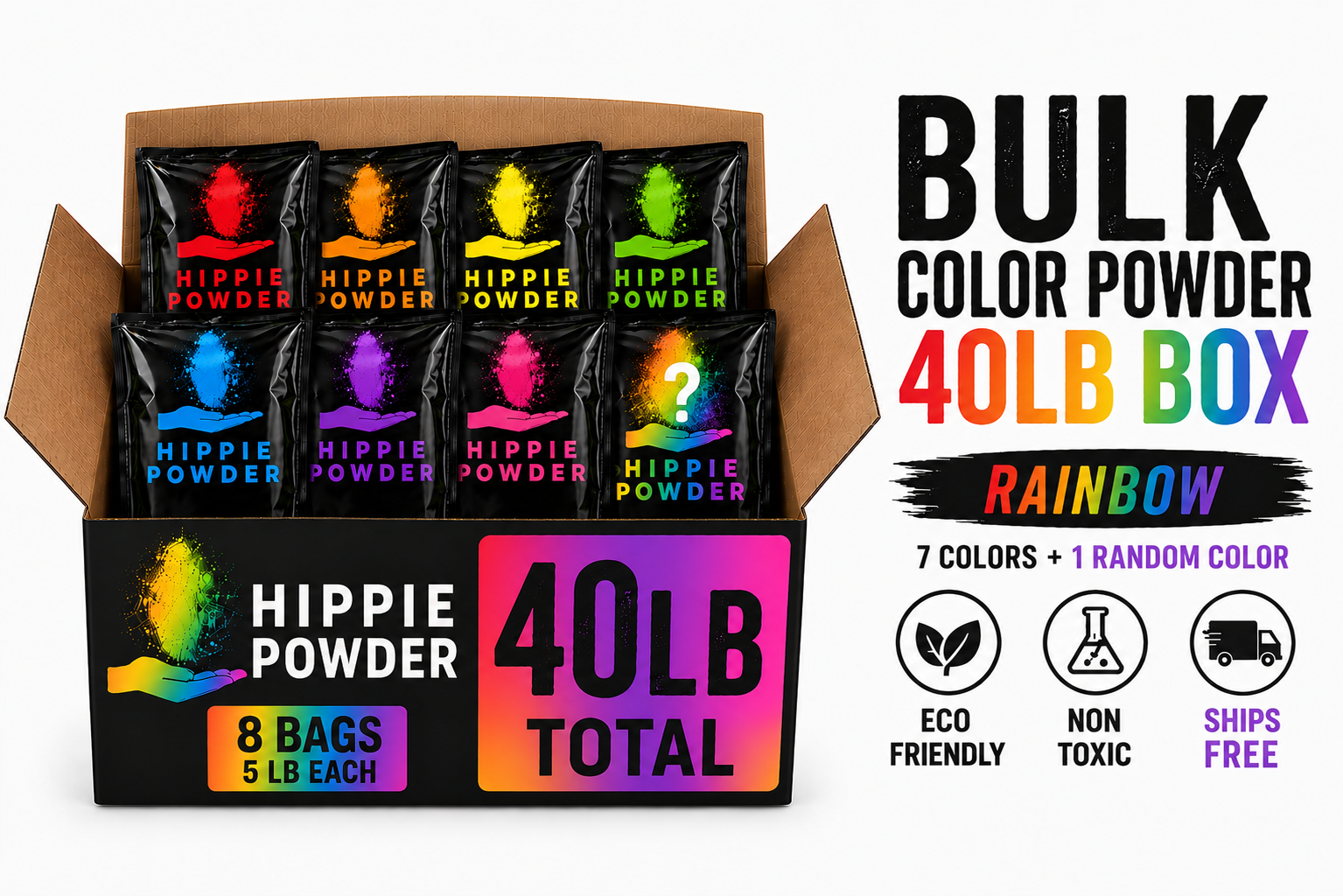 bulk color run powder