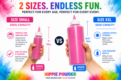 XXL Color Powder Squeeze Bottle 650g (1.5lb)